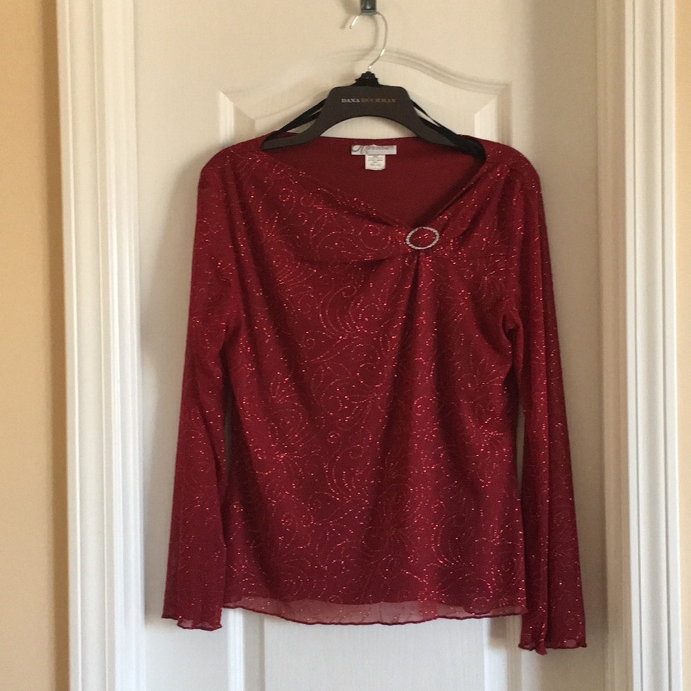 Red blouse